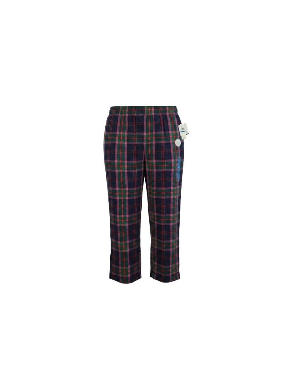 NWT Roudelain Flannel Pajama Pants Sz XL Gingerbread Village Plaid Loungewear